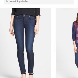 Joie Mid Rise Skinny Jeans